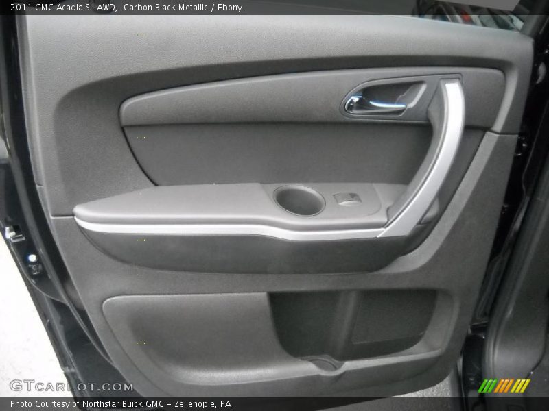 Carbon Black Metallic / Ebony 2011 GMC Acadia SL AWD