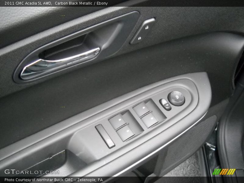 Carbon Black Metallic / Ebony 2011 GMC Acadia SL AWD