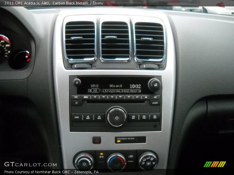 Carbon Black Metallic / Ebony 2011 GMC Acadia SL AWD
