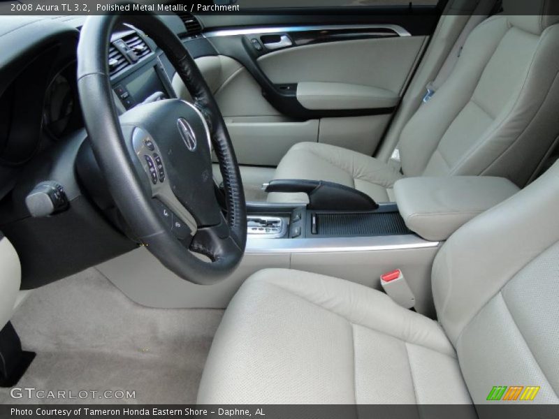 Polished Metal Metallic / Parchment 2008 Acura TL 3.2