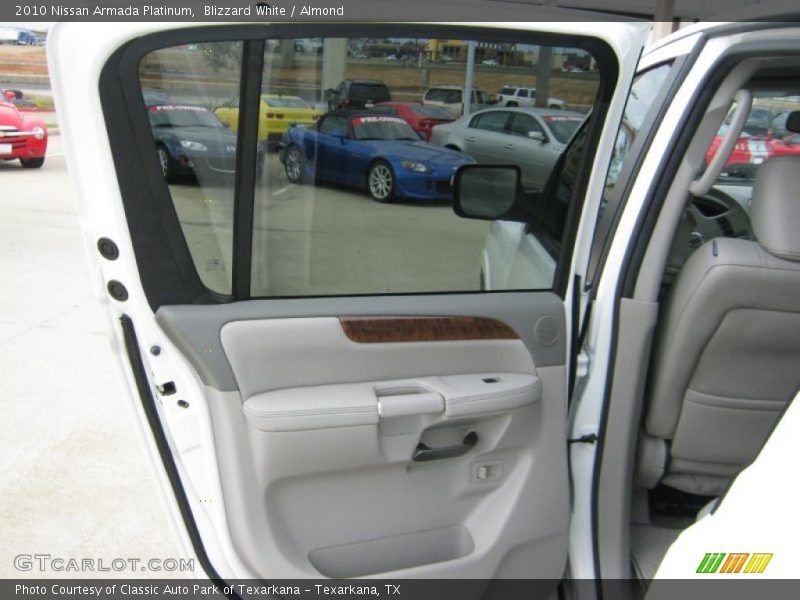 Blizzard White / Almond 2010 Nissan Armada Platinum