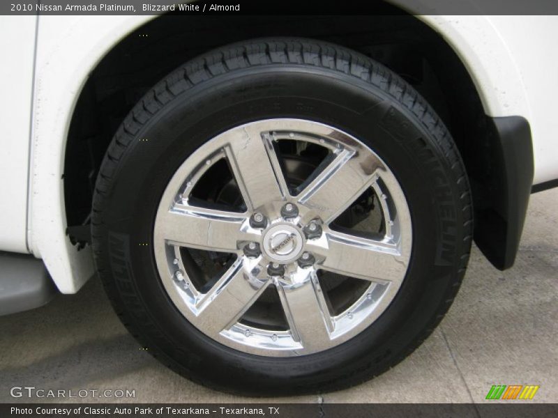 Blizzard White / Almond 2010 Nissan Armada Platinum
