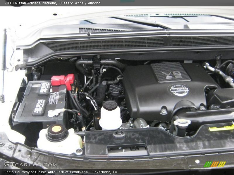 Blizzard White / Almond 2010 Nissan Armada Platinum