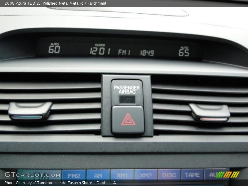 Polished Metal Metallic / Parchment 2008 Acura TL 3.2