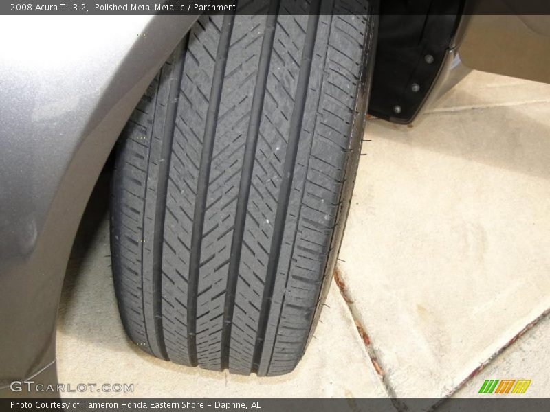 Polished Metal Metallic / Parchment 2008 Acura TL 3.2