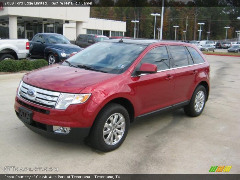 Redfire Metallic / Camel 2009 Ford Edge Limited
