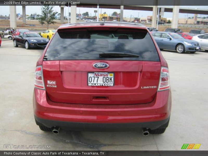 Redfire Metallic / Camel 2009 Ford Edge Limited