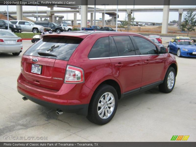 Redfire Metallic / Camel 2009 Ford Edge Limited