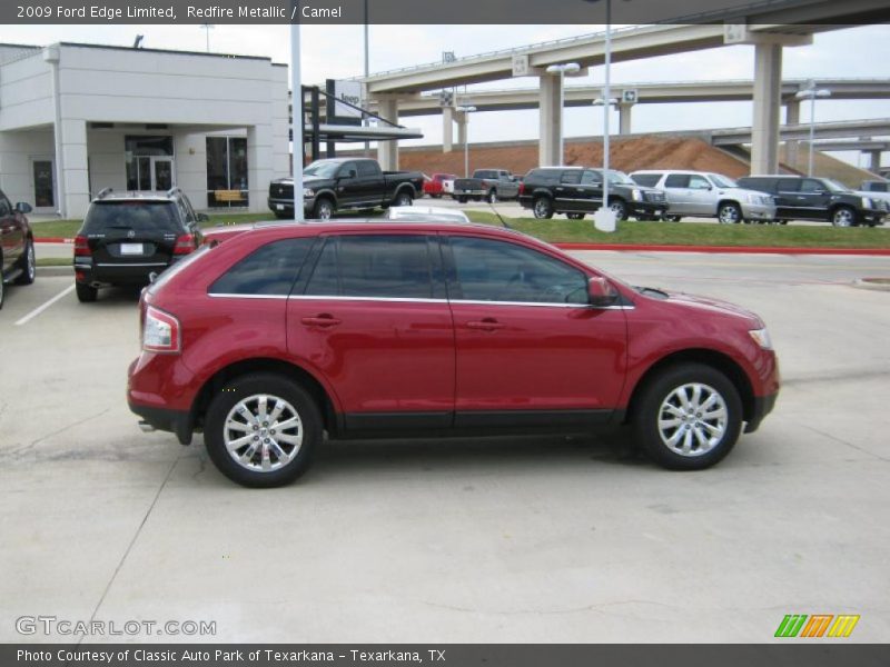 Redfire Metallic / Camel 2009 Ford Edge Limited