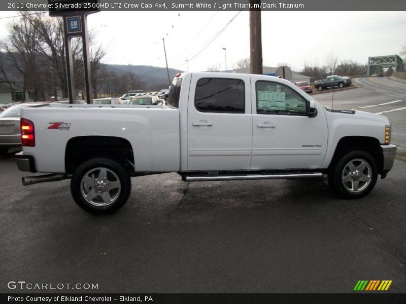 Summit White / Light Titanium/Dark Titanium 2011 Chevrolet Silverado 2500HD LTZ Crew Cab 4x4