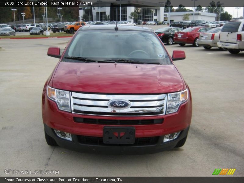 Redfire Metallic / Camel 2009 Ford Edge Limited