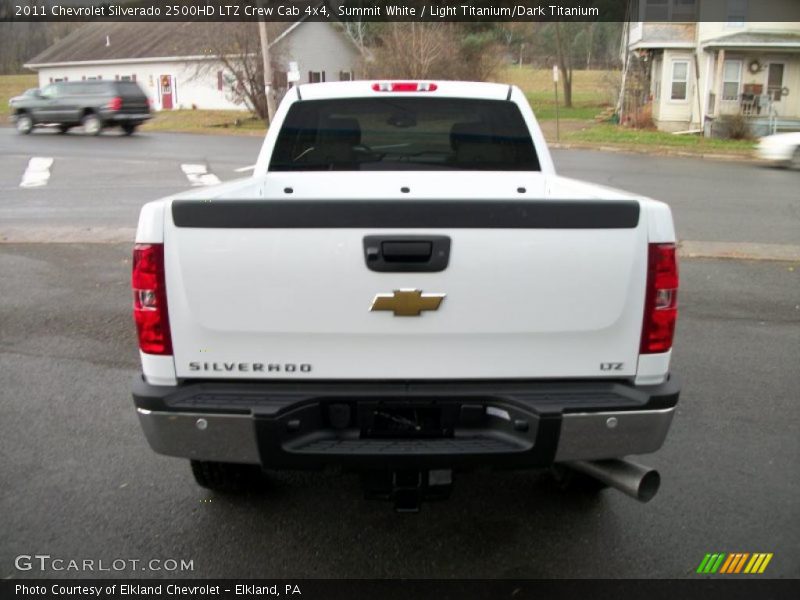 Summit White / Light Titanium/Dark Titanium 2011 Chevrolet Silverado 2500HD LTZ Crew Cab 4x4