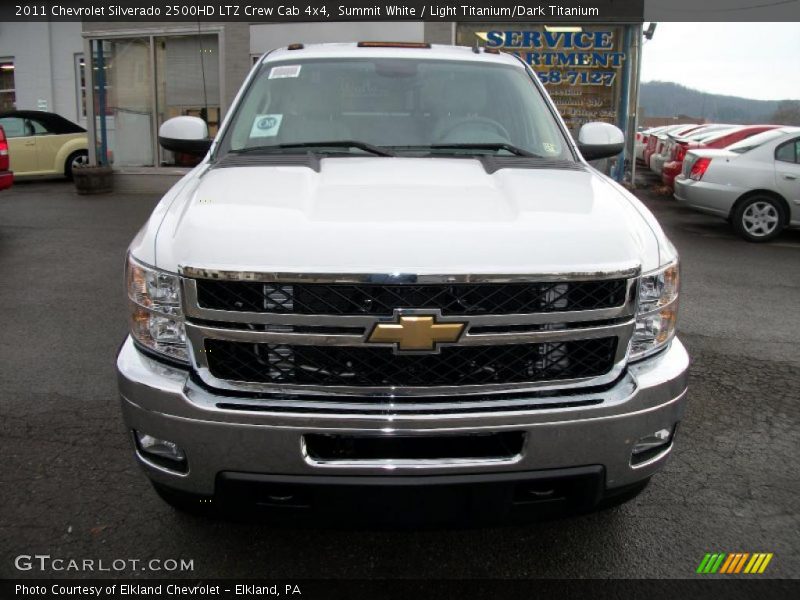 Summit White / Light Titanium/Dark Titanium 2011 Chevrolet Silverado 2500HD LTZ Crew Cab 4x4