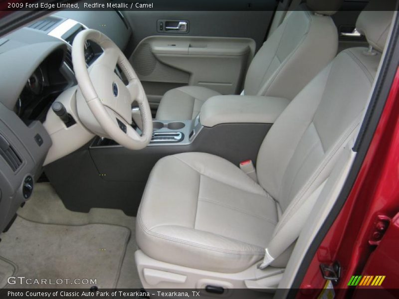 Redfire Metallic / Camel 2009 Ford Edge Limited
