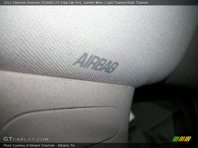 Summit White / Light Titanium/Dark Titanium 2011 Chevrolet Silverado 2500HD LTZ Crew Cab 4x4