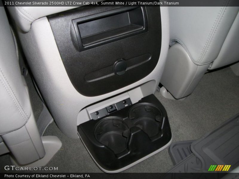 Summit White / Light Titanium/Dark Titanium 2011 Chevrolet Silverado 2500HD LTZ Crew Cab 4x4