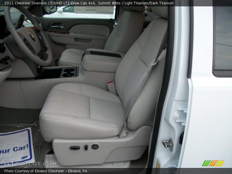  2011 Silverado 2500HD LTZ Crew Cab 4x4 Light Titanium/Dark Titanium Interior