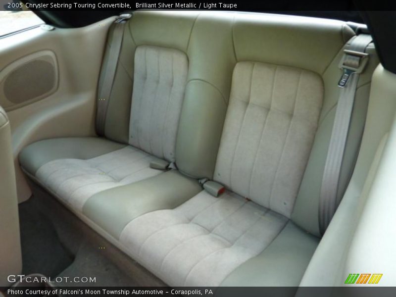 Brilliant Silver Metallic / Light Taupe 2005 Chrysler Sebring Touring Convertible