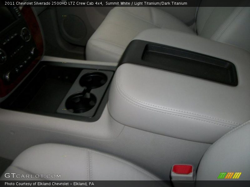 Summit White / Light Titanium/Dark Titanium 2011 Chevrolet Silverado 2500HD LTZ Crew Cab 4x4