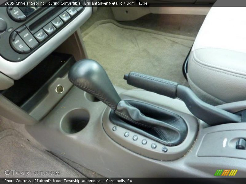 Brilliant Silver Metallic / Light Taupe 2005 Chrysler Sebring Touring Convertible