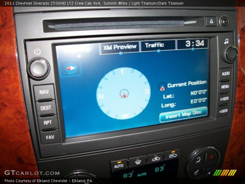 Summit White / Light Titanium/Dark Titanium 2011 Chevrolet Silverado 2500HD LTZ Crew Cab 4x4