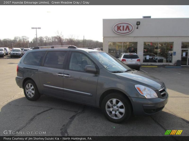 Green Meadow Gray / Gray 2007 Hyundai Entourage Limited