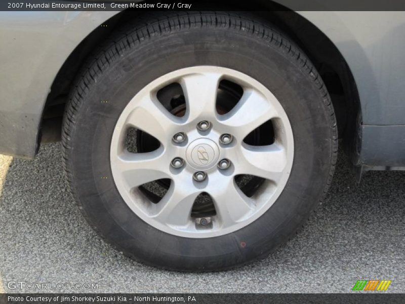 Green Meadow Gray / Gray 2007 Hyundai Entourage Limited
