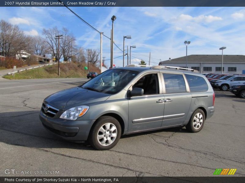 Green Meadow Gray / Gray 2007 Hyundai Entourage Limited