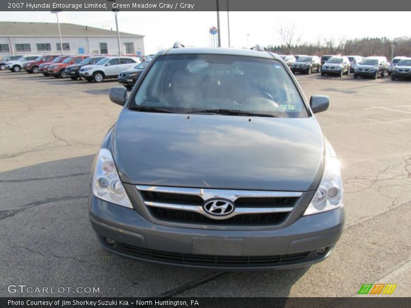 Green Meadow Gray / Gray 2007 Hyundai Entourage Limited