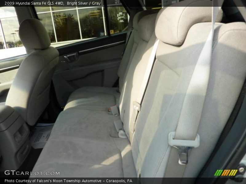 Bright Silver / Gray 2009 Hyundai Santa Fe GLS 4WD
