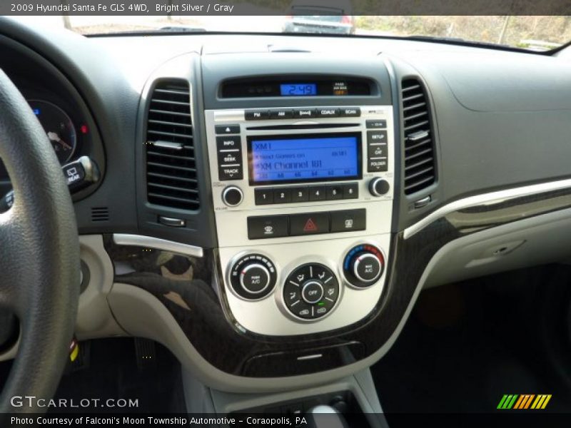 Bright Silver / Gray 2009 Hyundai Santa Fe GLS 4WD