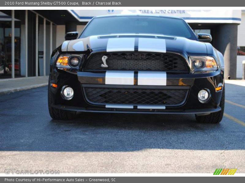 Black / Charcoal Black 2010 Ford Mustang Shelby GT500 Coupe