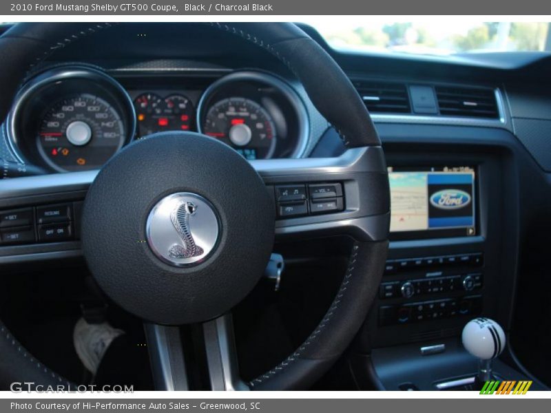 Black / Charcoal Black 2010 Ford Mustang Shelby GT500 Coupe