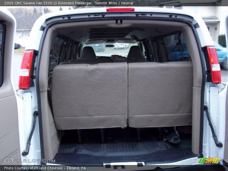 Summit White / Neutral 2009 GMC Savana Van 3500 LS Extended Passenger