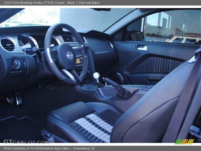 Black / Charcoal Black 2010 Ford Mustang Shelby GT500 Coupe