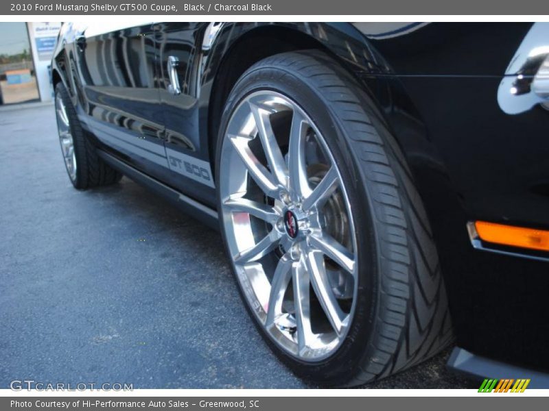Black / Charcoal Black 2010 Ford Mustang Shelby GT500 Coupe