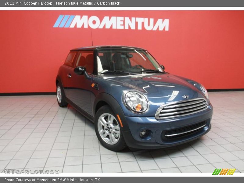 Horizon Blue Metallic / Carbon Black 2011 Mini Cooper Hardtop