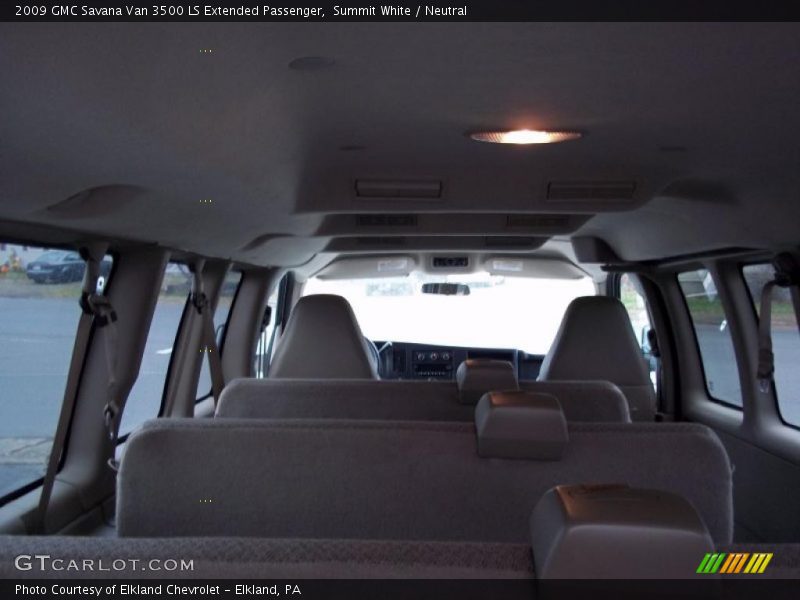 Summit White / Neutral 2009 GMC Savana Van 3500 LS Extended Passenger