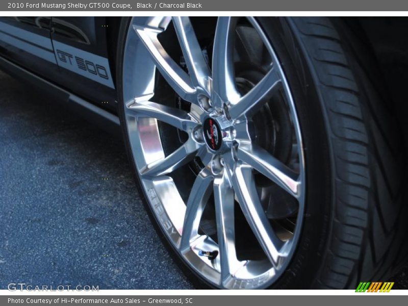 Black / Charcoal Black 2010 Ford Mustang Shelby GT500 Coupe