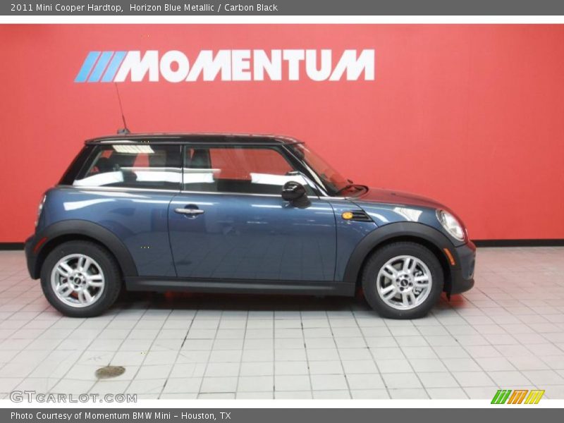 Horizon Blue Metallic / Carbon Black 2011 Mini Cooper Hardtop