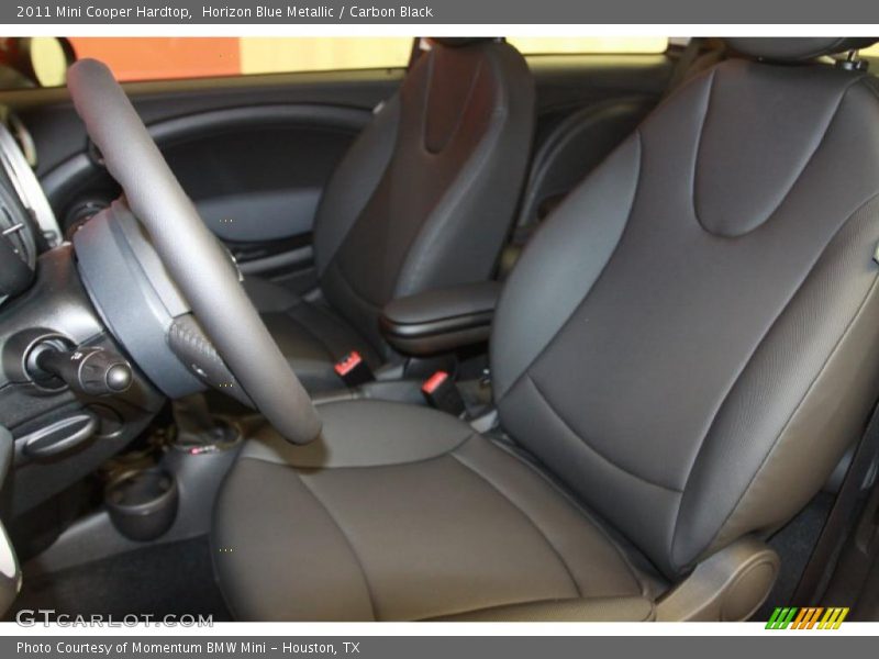 Horizon Blue Metallic / Carbon Black 2011 Mini Cooper Hardtop