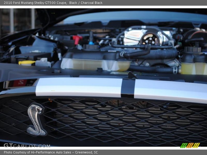 Black / Charcoal Black 2010 Ford Mustang Shelby GT500 Coupe