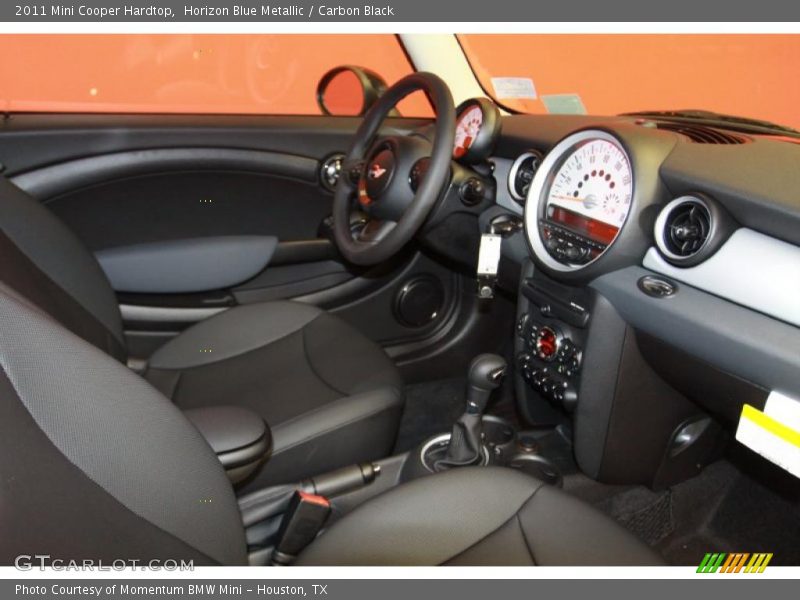 Horizon Blue Metallic / Carbon Black 2011 Mini Cooper Hardtop