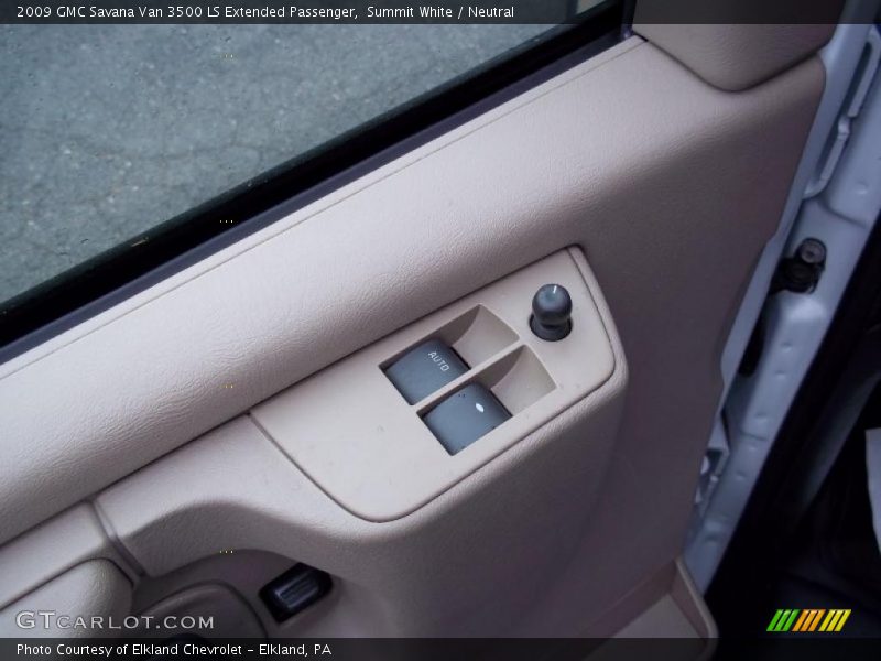 Summit White / Neutral 2009 GMC Savana Van 3500 LS Extended Passenger