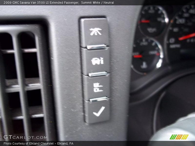 Summit White / Neutral 2009 GMC Savana Van 3500 LS Extended Passenger