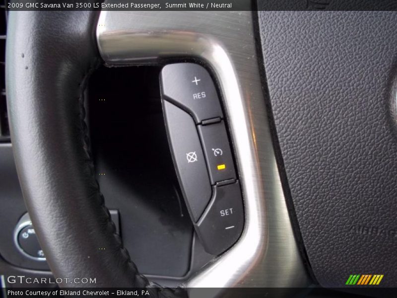 Summit White / Neutral 2009 GMC Savana Van 3500 LS Extended Passenger