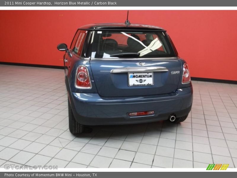 Horizon Blue Metallic / Carbon Black 2011 Mini Cooper Hardtop