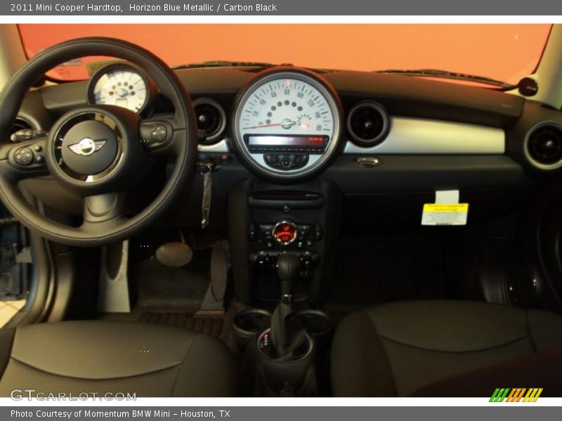 Horizon Blue Metallic / Carbon Black 2011 Mini Cooper Hardtop