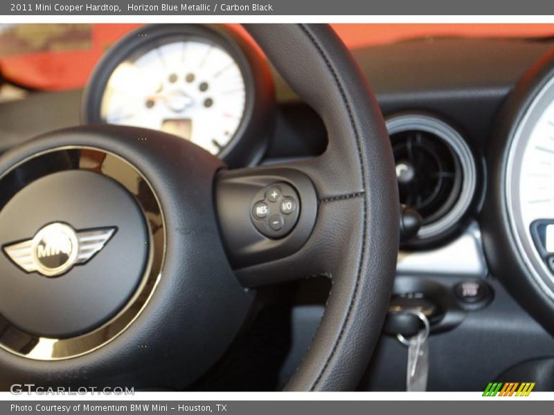 Horizon Blue Metallic / Carbon Black 2011 Mini Cooper Hardtop