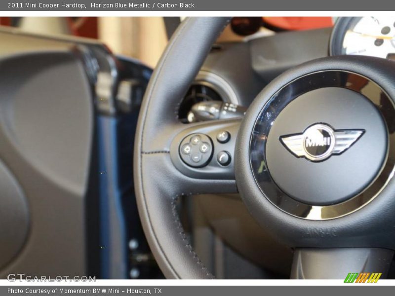 Horizon Blue Metallic / Carbon Black 2011 Mini Cooper Hardtop